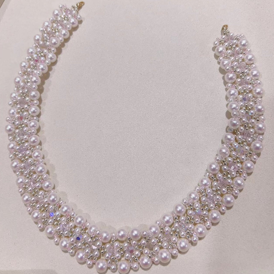 Andromeda's blingbling beaded necklace handmade jewelry choker fashion item
