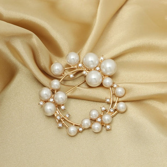 Pearl Brooch Wedding Brooch Femininity Corsage Creative Pin Fashion Versatile Clothes Decoration