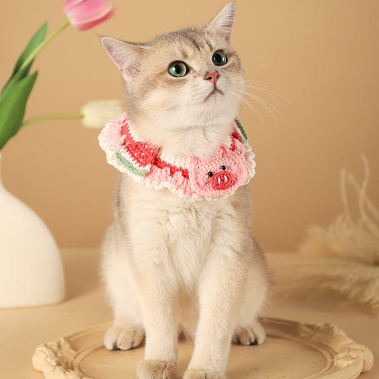 Cat clothes collar pet cat accessories shawl scarf dog scarf gift for pet
