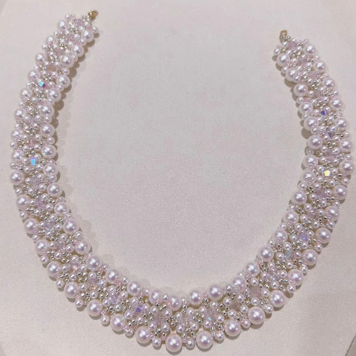 Andromeda's blingbling beaded necklace handmade jewelry choker fashion item