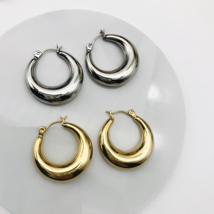 French elegant INS style simple hoop exaggerated personality large earrings earrings earrings female models