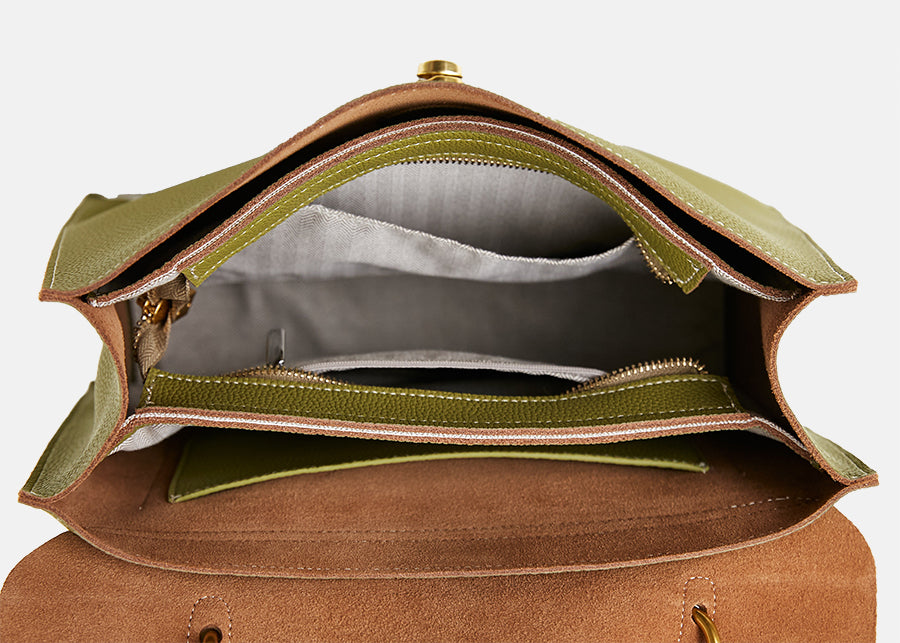 Leather Professional Commuter Bag Large Capacity Bag New Simple Briefcase Computer Bag Versatile